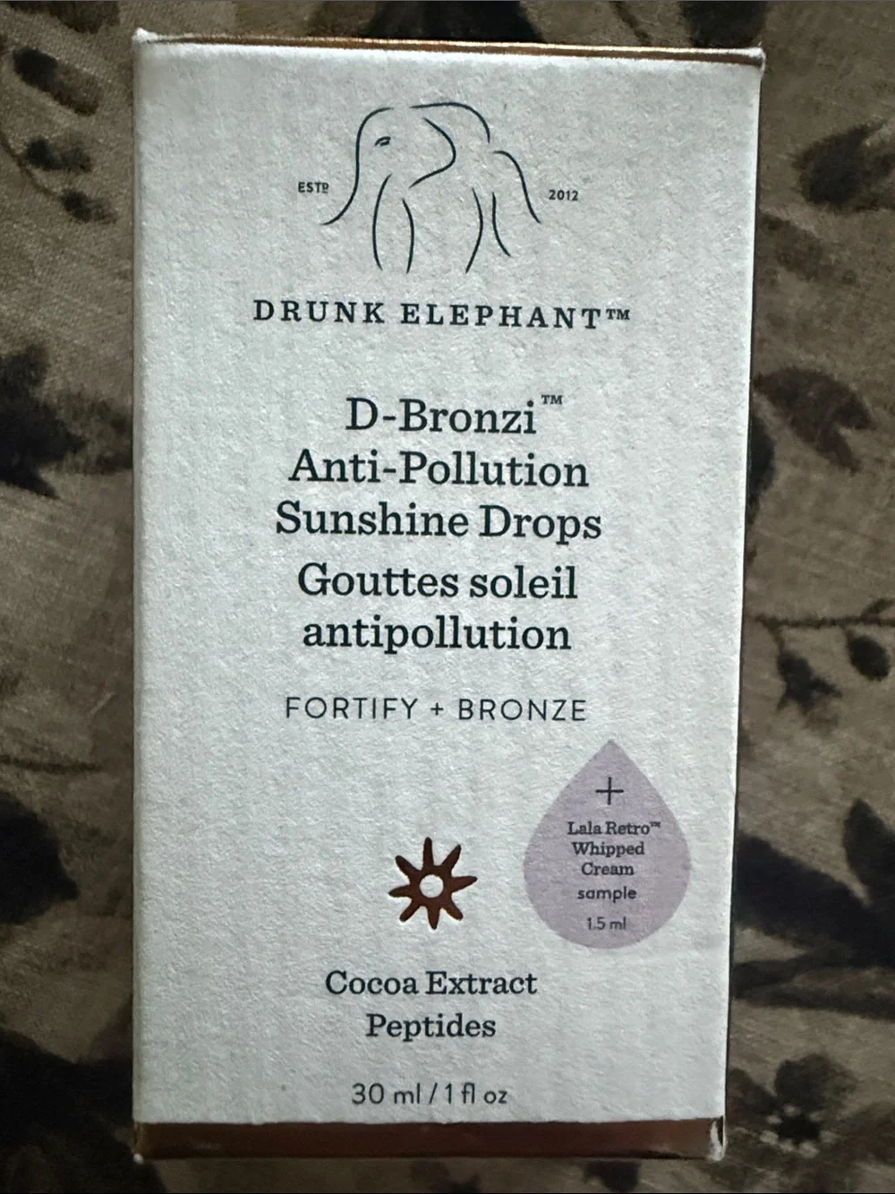 Drunk Elephant D-Bronzi Anti-Pollution Sunshine Drops — Bronze, White